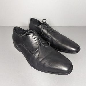 HUGO BOSS Highline Printed Black Derby Shoes